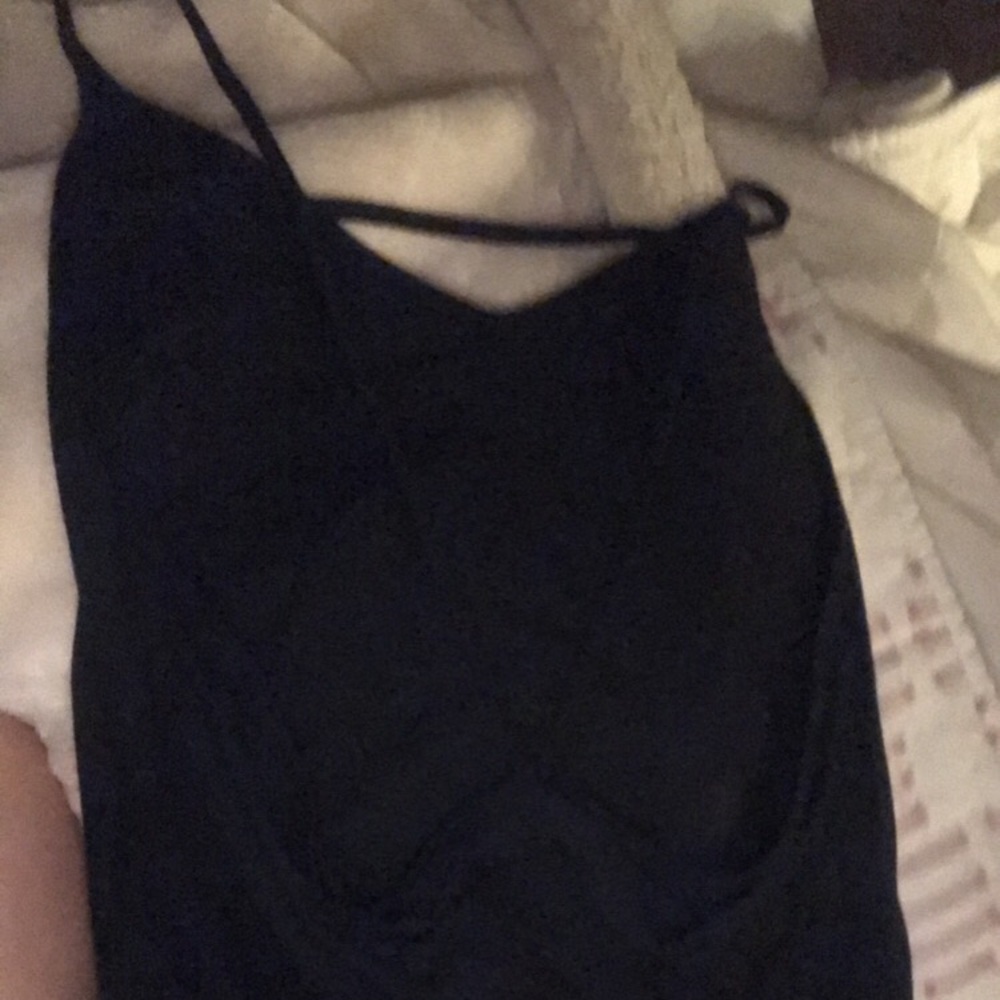 Black swimsuit cover up